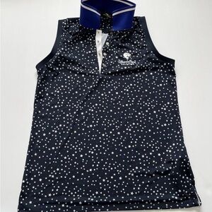 Ralph Lauren Blue and White Star Polo